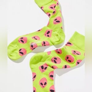 New🌟Happy Socks Alien Crew Sock